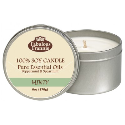 Minty All Natural Soy Candle