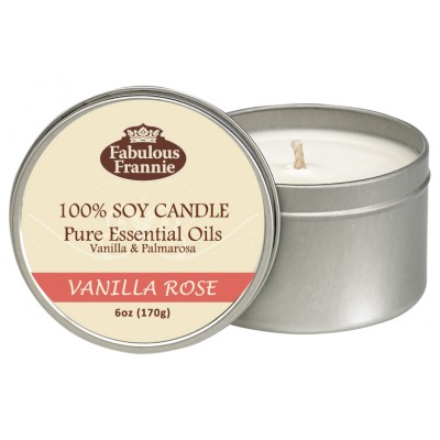 Vanilla Rose All Natural Soy Candle
