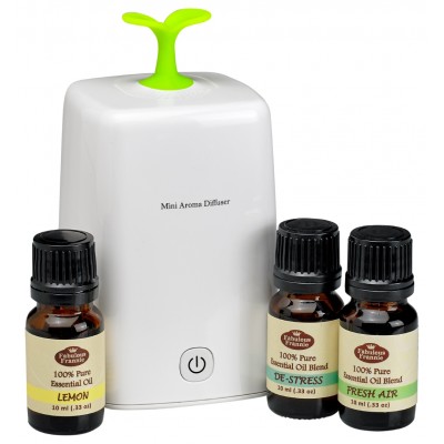 Aromatherapy Nebulizing Diffuser with 3 Oils (Your Choice)