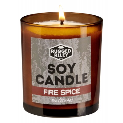 Candle Jar 8oz - Fire Spice