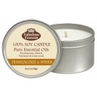 Frankincense & Myrrh Essential Oil Candle 6oz Tin